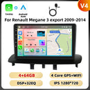 Podofo 8Core 9 ''Car Radio For Renault Megane 3 2009-2014 Multimedia Player Android Auto Carplay BT WIFI 4G Navigation Car Audio