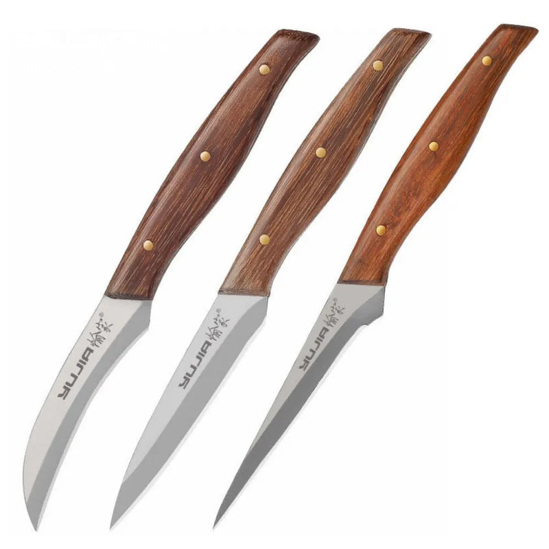 3 Pcs Sharp Kitchen KnifeKitchen AccessoriesHand ToolsProfessional Chef CarvingFood and Fruit Cake Carving Utility Tool