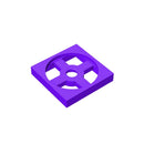 Gobricks GDS-949 Turntable 2 x 2 Plate, Base compatible with 3680  DIY Educational Building Blocks Technical