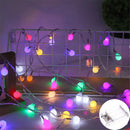 Small Ball Fairy Lights Globe String Lights Battery Operated for Garden Christmas Bedroom Wedding Halloween Camping Tent Decor