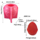 Easter Day Gift Egg Candle Making Silicone Mold Festival Embossed Butterfly Eggs Resin Epoxy Mould Carved Rose Soap Wax Tools
