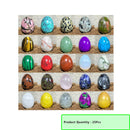 EG1-7 Yoni Egg Healing Crystal Stone Natural Gems Chakra Yoga Reiki Energy Quartz Mineral Specimen Easter Gifts Home Decor