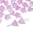 About20Pcs Glass Beads, Small Lily Scattered Beads, Handmade DIY 'Making Couple Bracelets, Necklaces, Earrings, Jewelry Accessor
