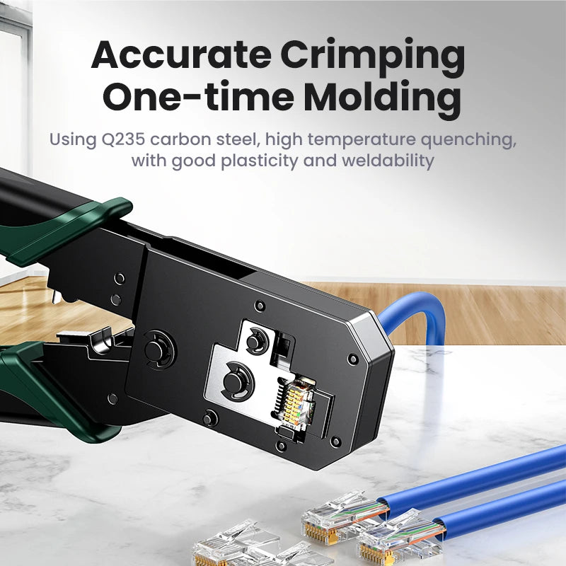 Network Cutter UGREEN RJ45 Crimper Tools RJ45 Crimping Pliers for CAT6/7 Ethernet Lan