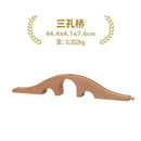 NEW Wooden Train Tracks Accessories Beech Wood Railway Tracks Wooden Bridge Tunnel fit for Wood Tracks Toys