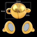 2 Sets Locking Strong Magnetic Clasps Magnet End Clasp Connectors For Jewelry Making DIY Bracelet Necklace Extender Accessories