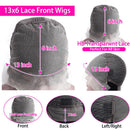 34 36 Inch Deep Wave Lace Front Human Hair Wig 13x6 HD Transparent Lace Frontal Wig Water Curly Wigs For Women Ueenly Hair