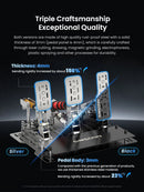 The Sim Commander | Hydraulic Sim Racing Pedal System with Haptic Vibration