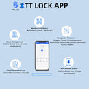 RAYKUBE L11 TT Lock BEL Fingerprint Cylinder Digital Door Lock With Adjustable Cylinder Length Password/Key/TT Lock APP Unlok