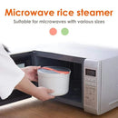Microwave Oven Rice Cooker Portable Food Container Multifunction Steamer Rice Cooker Bento Lunch Box Steaming Utensils
