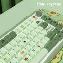 AZERTY Mechanical Keyboard Keycaps Matcha QWERTZ Keycap XDA Profile ISO PBT Keycaps Spanish French German Nordic Keycap