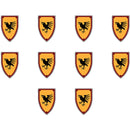 MOC Medieval Accessories Series Building Blocks Military Army Soldier Armour Shield Helmet Sword Crown Weapon Knight Bricks Toys