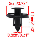 10Pcs For Nissan Qashqai J11 J10 2007 - 2017 Note X-Trail T32 Sentra Bonnet Wheel Arch Lining Facia Splash Guard Clips Rivet