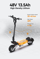 The Urban Surge | 900W Dual-Motor Folding Electric Scooter