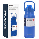 MODUS Garrafa Térmica de Viagem Vacuum Inox com Palha Copo Térmica Fria e Quente Vácuo