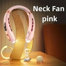 Portable Neck Fan Personal 4000mah Bladeless Cooling Neck Fan Blow Cold Air Neck Cooler Wearable Fan Around Your Neck Adjustable