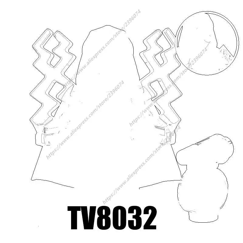 TV6102 Action Figures Movie accessories Building Blocks Bricks toys TV8009 TV8010 TV8011 TV8012 TV8013 TV8014 TV8015 TV8016