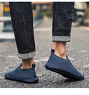 Breathable Men Casual Sneakers Slip-on Lightweight Male Walking Shoes Anti-slip Flexible Couple Loafers Summer Soft Footwear