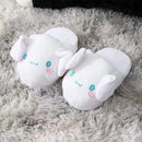 Sanrio Kawaii Cinnamoroll Slippers That Move Ears Anime Cartoon Cute Spring Summer Autumn Winter Slippers Home Slippers