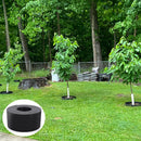 Black Plastic Garden Landscape Edging, 5” Tall Border Coil, Flexible and Strengthened with Anti-UV Treatment