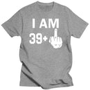 Men's T-Shirt I Am 39 Middle Finger 40th Cool Funny Birthday Gifts Idea T Shirt for Man Husband Daddy Father's Day Present