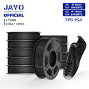 The LayerStack | 10-Roll 1.75mm 3D Printer Filament Collection (PLA / PETG / SILK)