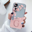 For Honor 70 5G Phone Case Soft Slim Luxury A-Z Letters Back Cover Fundas Clear Bumper For Honor70 Transparent Shell Capa Bags