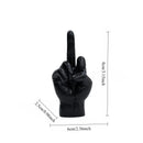 Home Decor Desktop Resin Craft: Trendy Middle Finger Ins Style Decoration for Living Room, Entrances, and Hip Hop Room Decor