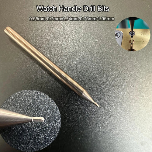 watchmaker special drill bit Repair watch handle tool，Tungsten steel drill bitlathe,mini bench drillspecial drill bit