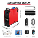 12V 5KW Diesel Air Heater 8KW 24V Parking Heater Saving Fuel&Efficient with Digital Monitor Car heater for Trucks Boat Van Car