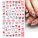 3D Bunny Nail Art Sticker Decals Decorations Easter Egg Design Cute Cartoon Rabbit Flower Nail Stickers Sliders for Manicure