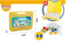 Montessori Baby Toys Match Egg Puzzle  Geometry Matching Egg Color alphabets Easter Egg Educational Toys For Children2