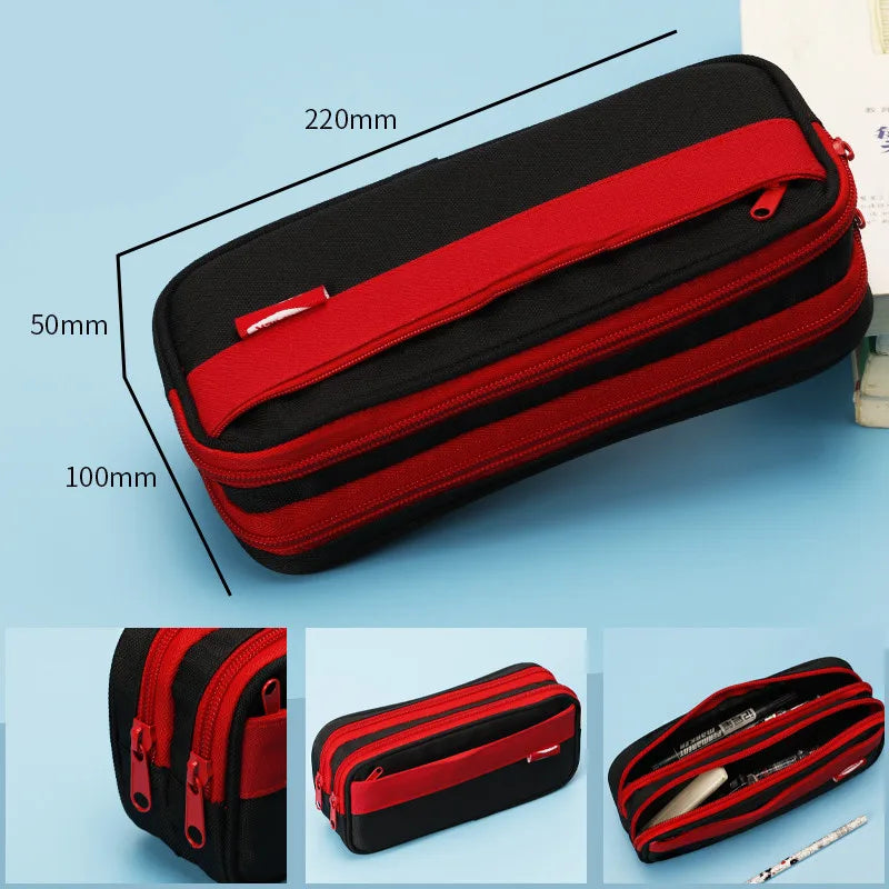 Creative Pencil Case Cute Students Pencil Cases Big Pen Bags Storage Box Boy Girl Kid Large Capacity School Stationery Supplies