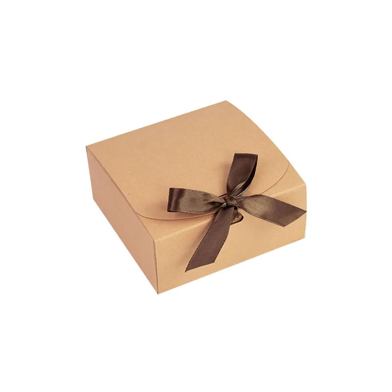 1Pc Black Paperboard Box DIY Wedding Gift Box for Guests Small Business 31/27/16cm Event Party Christmas Candy Packaging Boxes