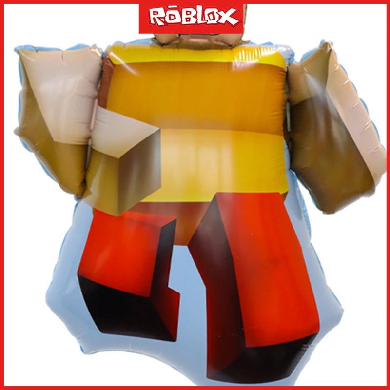 2024 New Roblox Robot Aluminum Film Balloon Theme Game Party Supplies Cartoon Personality Children Birthday Decoration Gifts