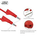 JZDZ 10pcs 4mm Banana Plug Safety Retractable Stackable Male Banana Plug  Electrical connectors DIY assembly Tools  J.10043