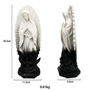 30 cm Mexiko Jungfrau Maria Statuetten Katholische Gottesmutter Guadalupe Skulptur Harz Religiöse Statue Heimzimmer Dekoration