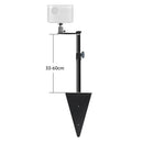 SH Adjustable Table Frosted Light Stand,Desk Mount Stand With Standard 1/4 Screw,Ball Head Use For Ring Light,Video,Projector