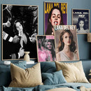Lana Del Rey Lust for Life Poster Anime Poster Sticky HD Qualität Wandkunst Retro Poster für Zuhause Kawaii Raumdeko