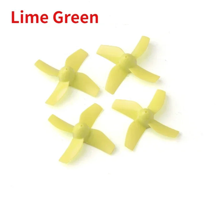 10Pairs(10CW+10CCW) 31mm 4-Blade Propeller 0.8mm for Blade Inductrix H36 Tiny6 E010 Tinywhoops Quad Drone 614 615 Brushed Motor