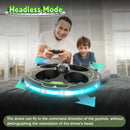 Idea17 UFO Drone for Beginners 360° Avoids Obstacles Multiple Lighting Modes, RC Quadcopter 360° Flip Alitude Hold 2 Batteries