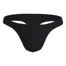 11  SolidColor Male's Briefs Bikini Style Cotton Pit Cloth Single Layer Crotch Simple Men's Underwear (Thong)