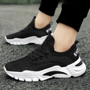 Mesh Men Shoes Breathable White Mens Sneakers Trendy Lightweight Black Big Size Man Casual Shoe Zapatillas Hombre