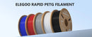 ELEGOO Rapid PETG Filament 1.75mm 1KG,High Speed 30-600mm/s 3D Printer Filament 1kg Fits for Most FDM 3D Printers