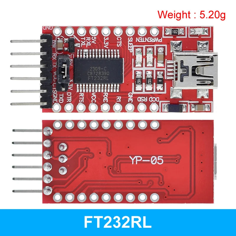 CP2102 USB 2.0 to UART TTL 5PIN Connector Module Serial Converter STC Replace FT232 CH340 PL2303 CP2102 MICRO USB for arduino