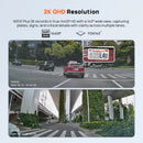 70mai M310 Plus 2K Dash Cam 1440P 143° FOV Night Vision Smart Voice Control 24H Parking Guard Car DVR Camera Mini Easy Install