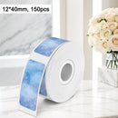 P15 Adhesive Merry Christmas Sticker Snowman Starry Sky Holographic Label Tape for Marklife P15 P12 P11 Thermal Label Printer