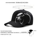 Unisex Side Skull Pattern Embroidery Baseball Caps Spring And Autumn Outdoor Adjustable Fishing Cap Casual Sunscreen Hats