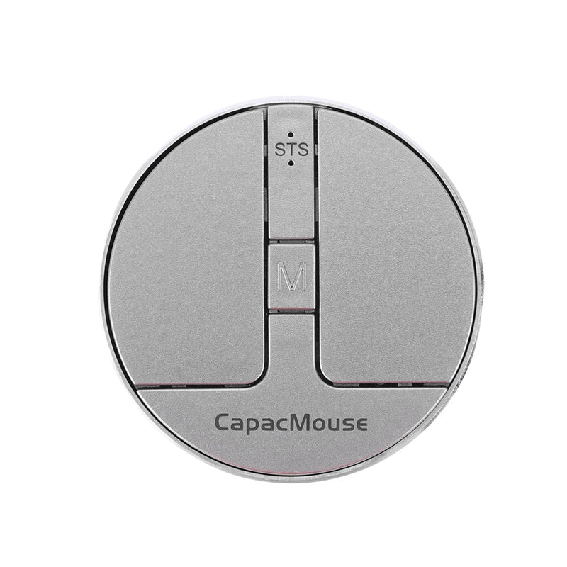 Wireless Mouse 3 Mode BT 5.2/2.4G/USB Mini Capacitive Mouse Cordless Mice 3 Adjustable DPI Rechargeable with USB Receiver for PC