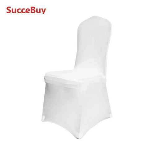 SucceBuy 50 100Pcs Wedding Chair Covers Spandex Slipcover for Restaurant Banquet Hotel Dining Party Universal Chair Cover